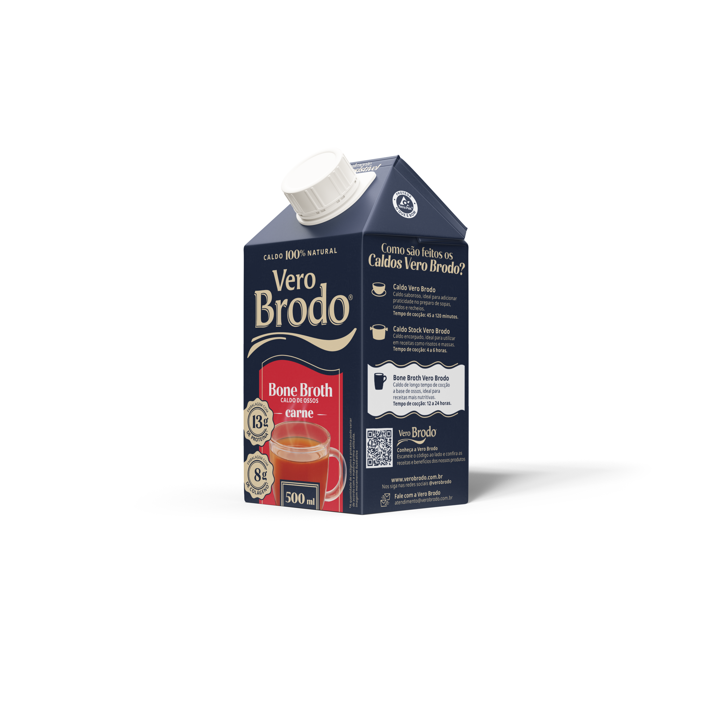 Bone Broth Bovino 500ml - Vero Brodo