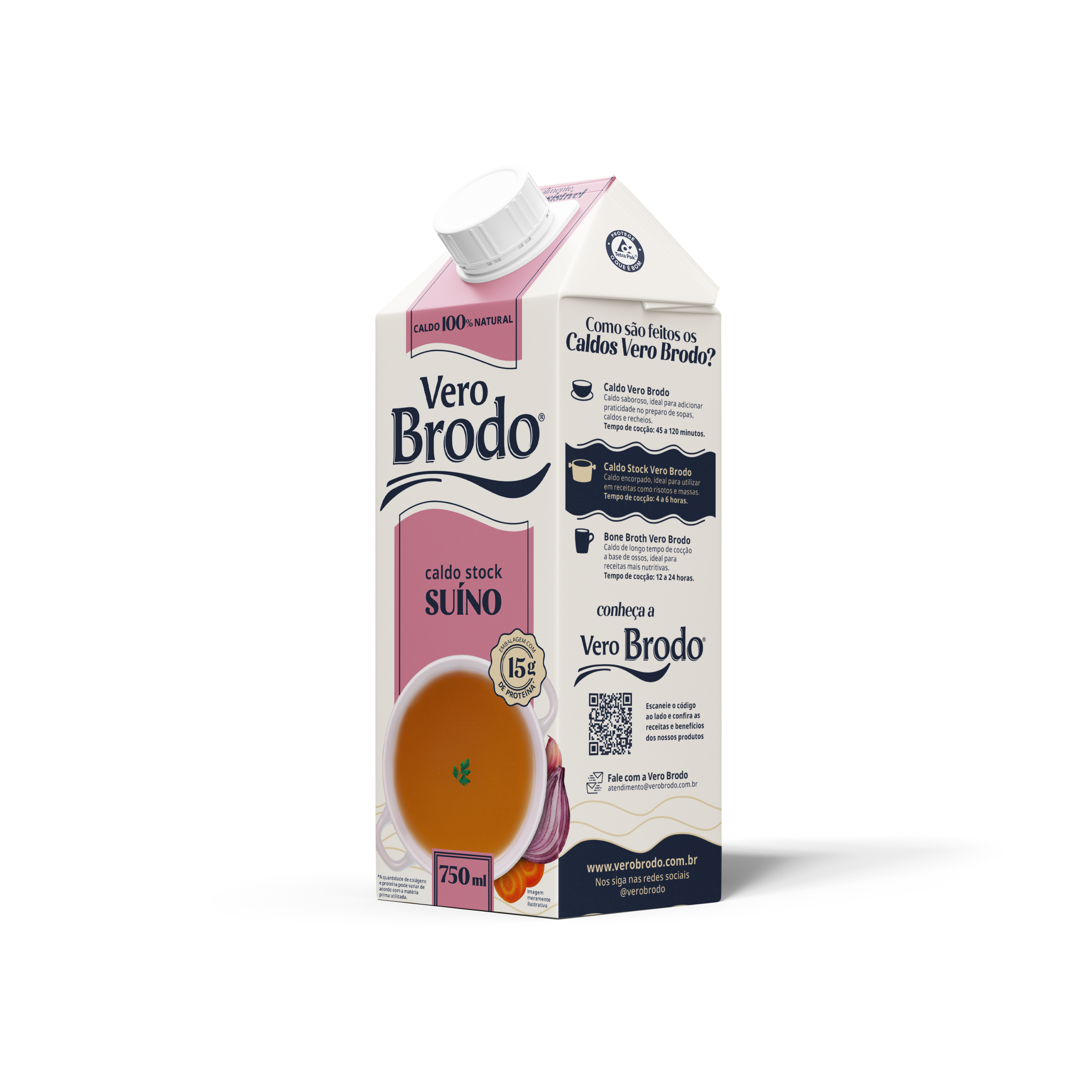 Stock Carne Suína 750ml - Vero Brodo