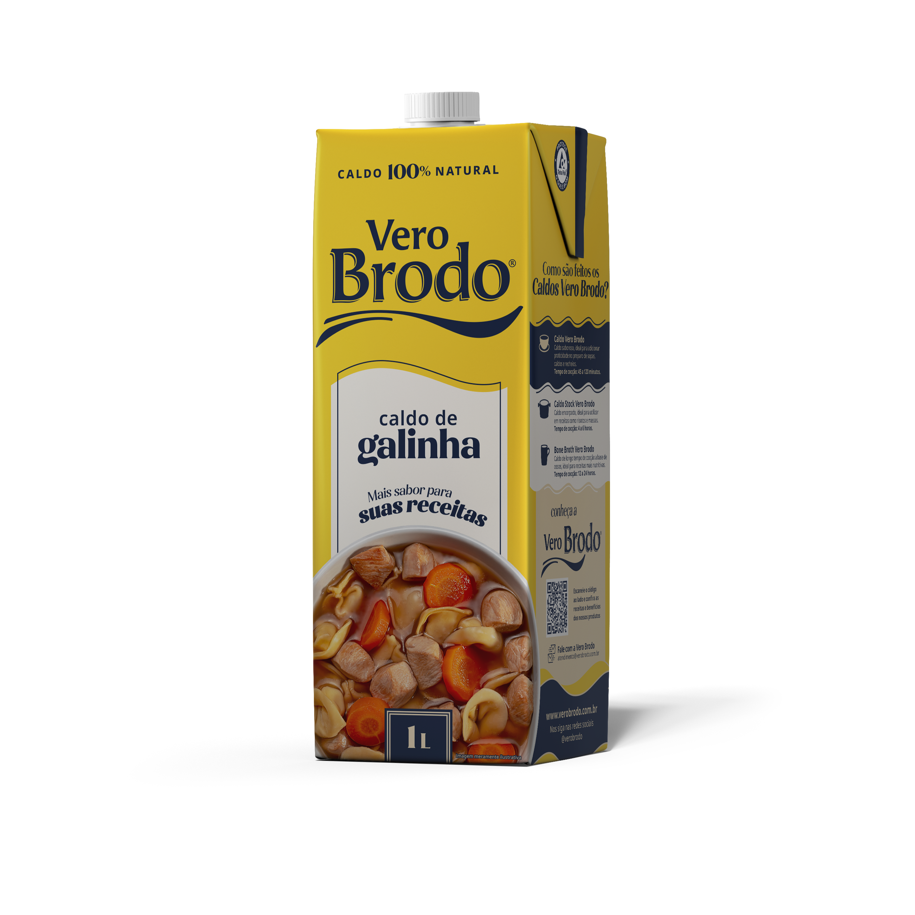Caldo de Galinha 1L - Vero Brodo